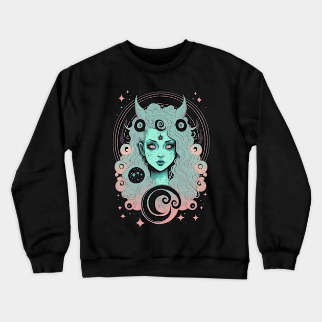 Hecate Crewneck Sweatshirt by Cute Occult